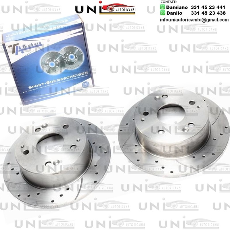 2X Dischi Sportivi Posteriori Honda Accord VI