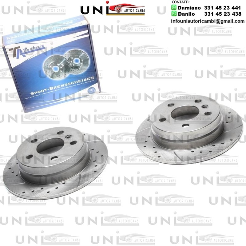 2X Dischi Sportivi Posteriori Mercedes-Benz Classe A (W169) / Classe B (W245)