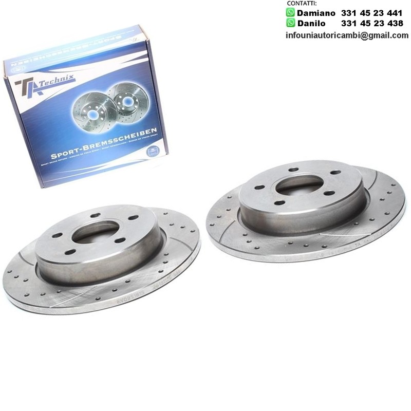 2X Dischi Sportivi Posteriori Ford C-Max / Focus II / Focus Cabriolet / Focus II Estate / Focus II Saloon