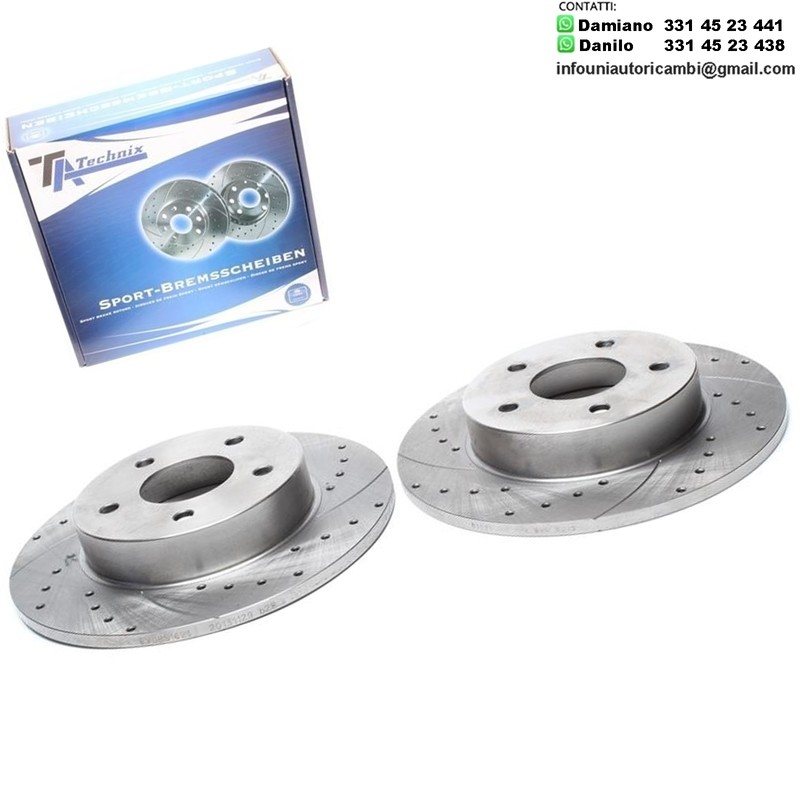 2X Dischi Sportivi Posteriori Nissan Almera Tino / Primera / Primera Hatchback / Primera Traveler