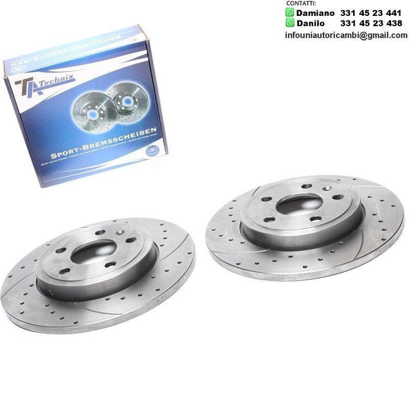 2X Dischi Sportivi Posteriori Audi A4 / A4 Avant / A4 Cabriolet / Seat Exeo