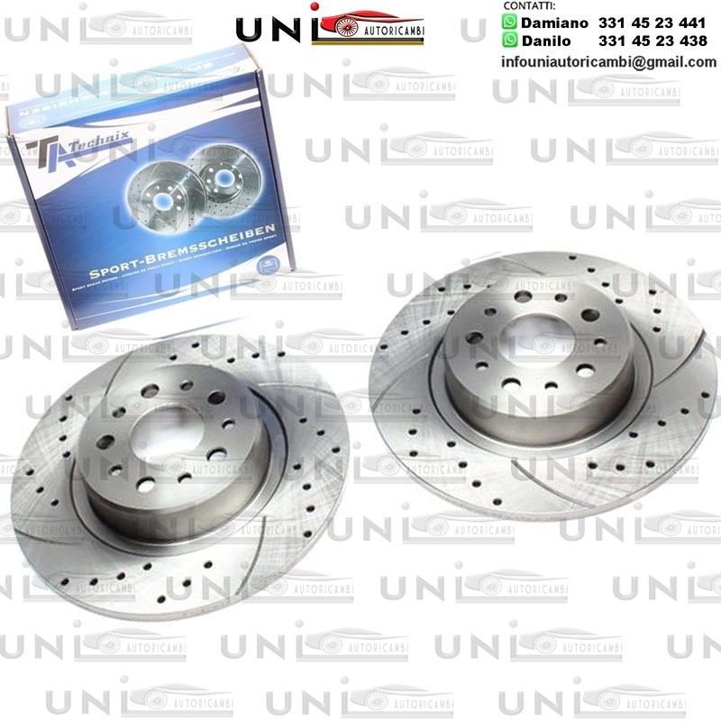 2X Dischi Sportivi Posteriori Alfa Romeo 147 / 156 / 156 Sportwagon / GT