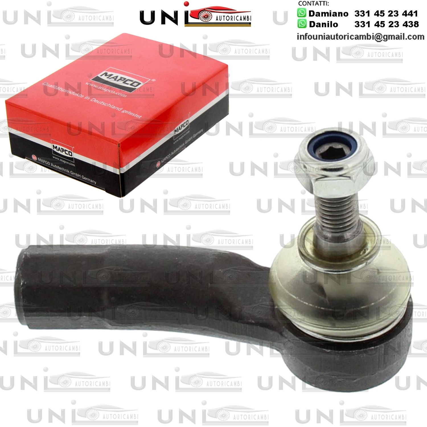 Testa Barra d`accoppiamento Assale Anteriore Sinistra Rinforzata Audi / Seat / Skoda / VW da 2003