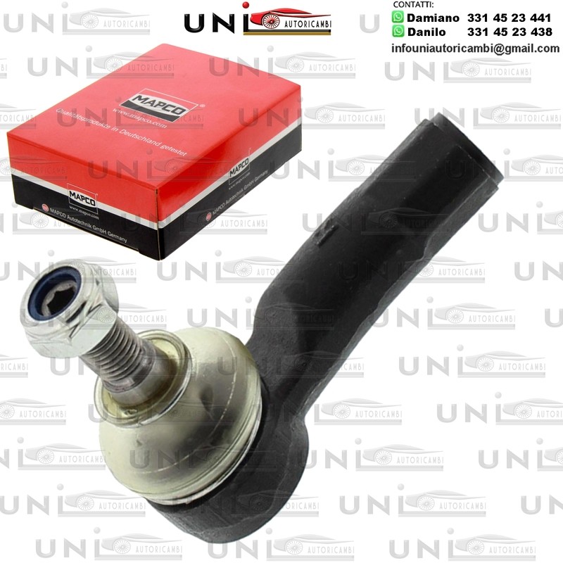 Testa Barra d`accoppiamento Assale Anteriore Destra Rinforzata AUDI A3, Q2 / SEAT ALHAMBRA / SKODA OCTAVIA III / VW 05.03-