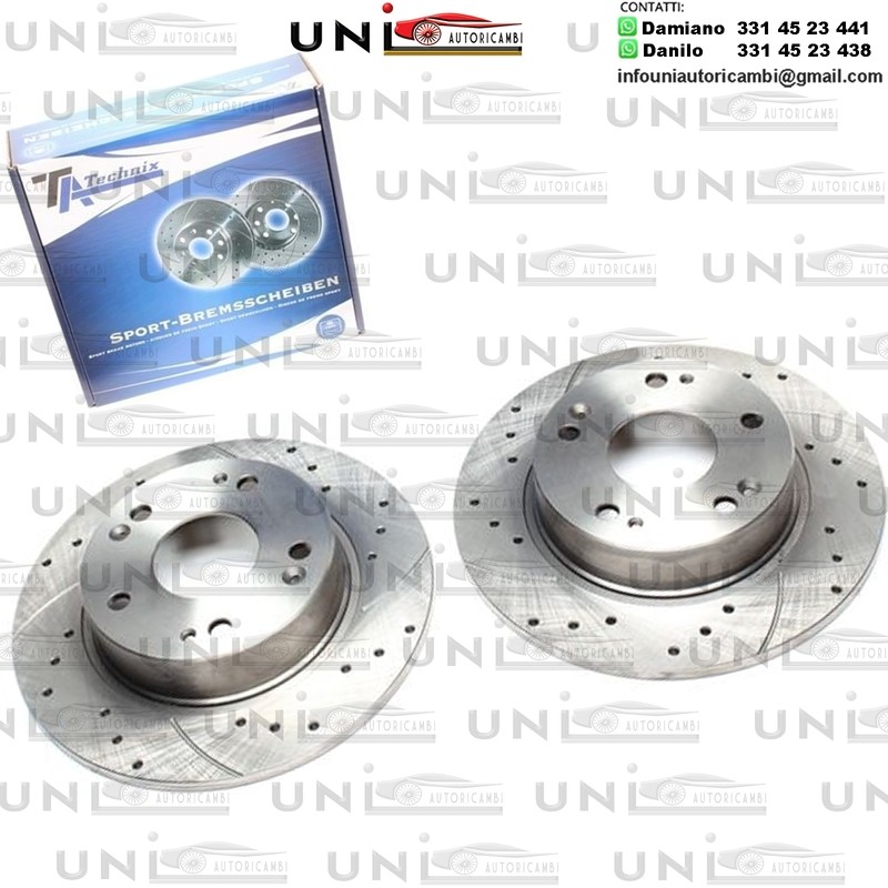 2X Dischi Sportivi Posteriori Honda Accord VII