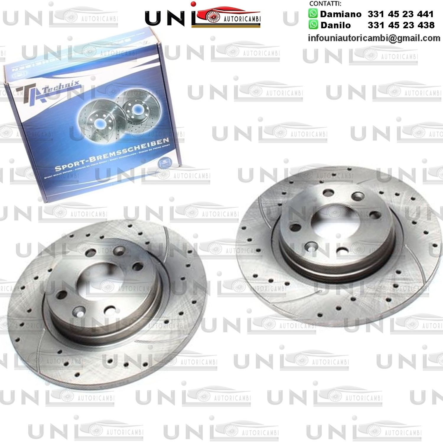 2X Dischi Sportivi Anteriori Dacia Logan / Logan II / Sandero I / Reanult / Sandero / Stepway I / Twingo / Smart Fortwo Coupe