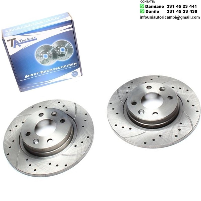 2X Dischi Sportivi Anteriori Dacia Logan / Logan II / Sandero I / Reanult / Sandero / Stepway I / Twingo / Smart Fortwo Coupe