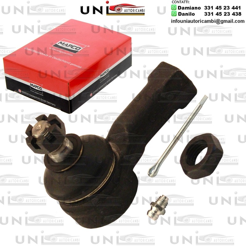 Testa barra d`accoppiamento Assale anteriore bilaterale Rinforzata MITSUBISHI GALANT, SIGMA, SPACE WAGON / KIA JOICE da 09.82-07.01-