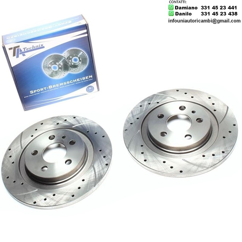2X Dischi Sportivi Posteriori Citroën C8 / Fiat Ulysse / Lancia Phedra / Peugeot 807