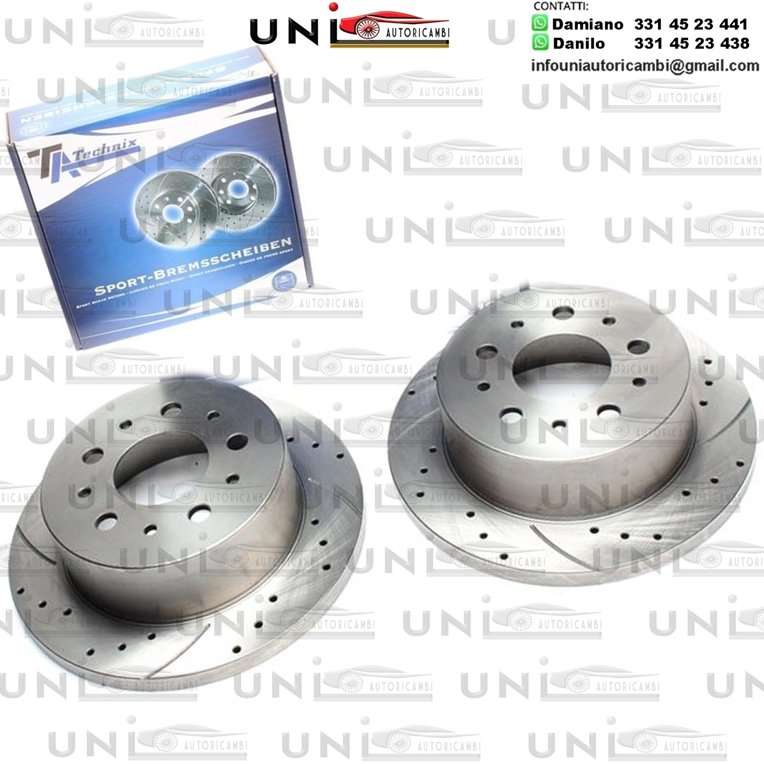 2X Dischi Sportivi Posteriori Citroën Jumper Bus / Jumper / Fiat Ducato Bus / Ducato Kasten / Peugeot Boxer Bus