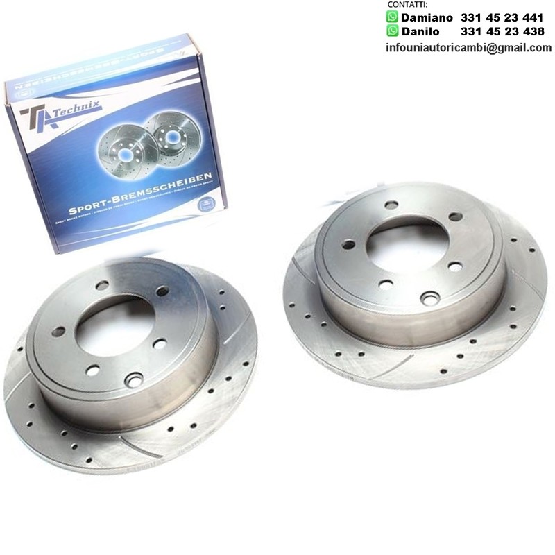 2X Dischi Sportivi Posteriori Chrysler Sebering / Jeep Compass / Patriot