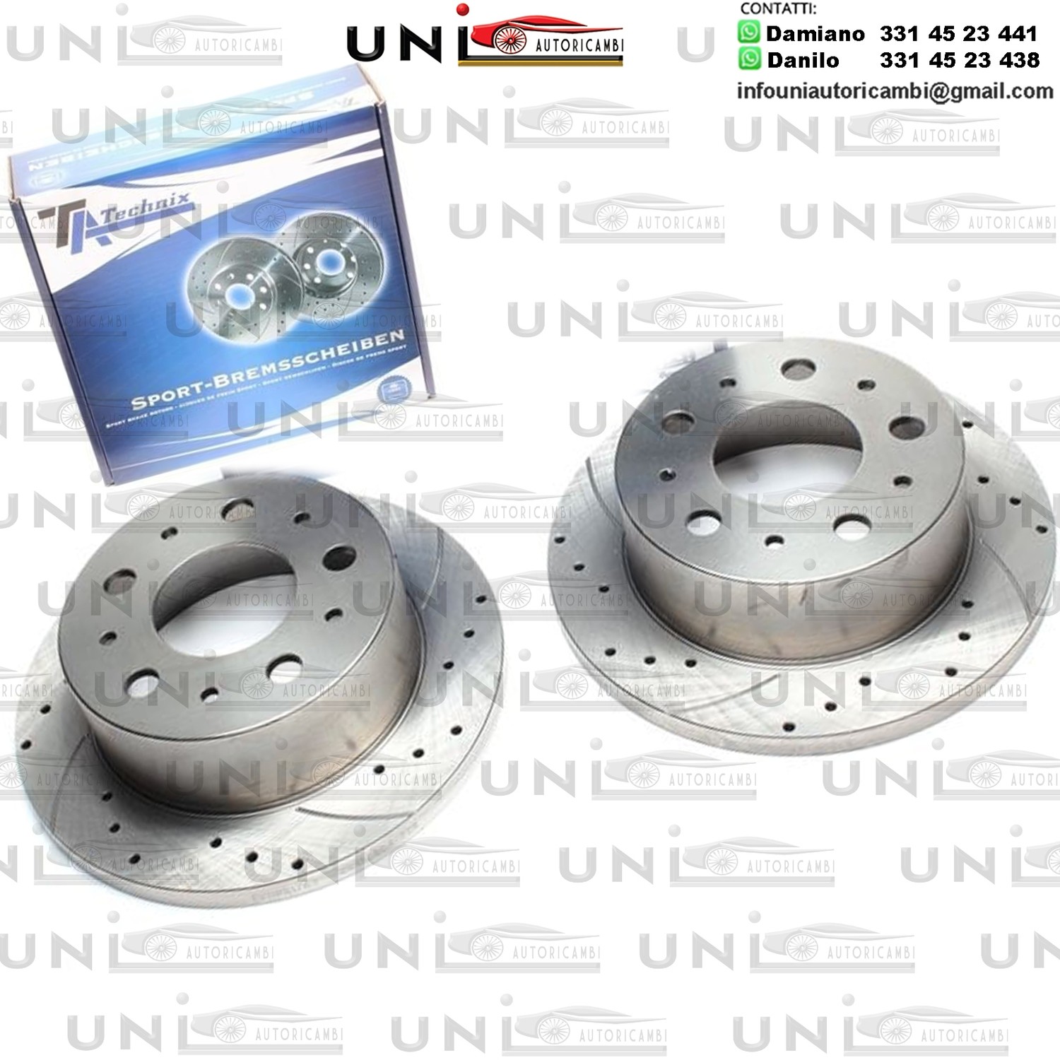 2X Dischi Sportivi Posteriori Citroën Jumper Bus / Kasten / Pritsche / Fiat Ducato Bus / Kasten / Pritsche / Peugeot Boxer Kasten