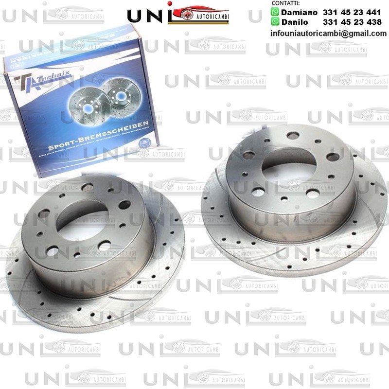 2X Dischi Sportivi Posteriori Citroën Jumper Bus / Kasten / Pritsche / Fiat Ducato Bus / Kasten / Pritsche / Peugeot Boxer Kasten