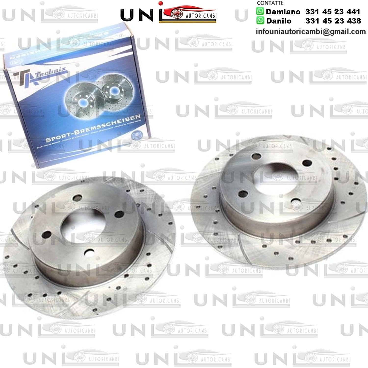 2X Dischi Sportivi Posteriori Nissan Micra II