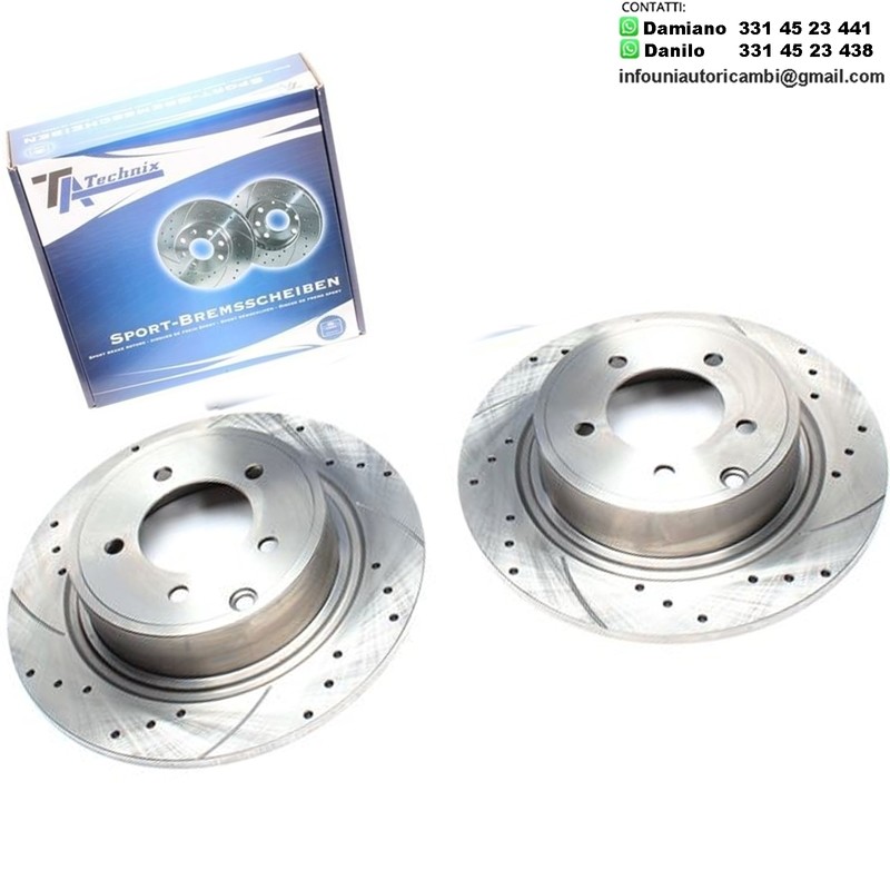 2X Dischi Sportivi Posteriori Citroën C4 Aircross / Mitsubishi ASX / Outlander II / Peugeot 4008
