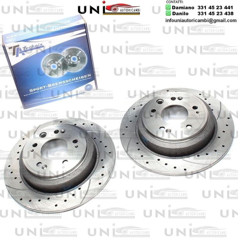 2X Dischi Sportivi Posteriori Honda Accord VIII / Accord VIII Tourer