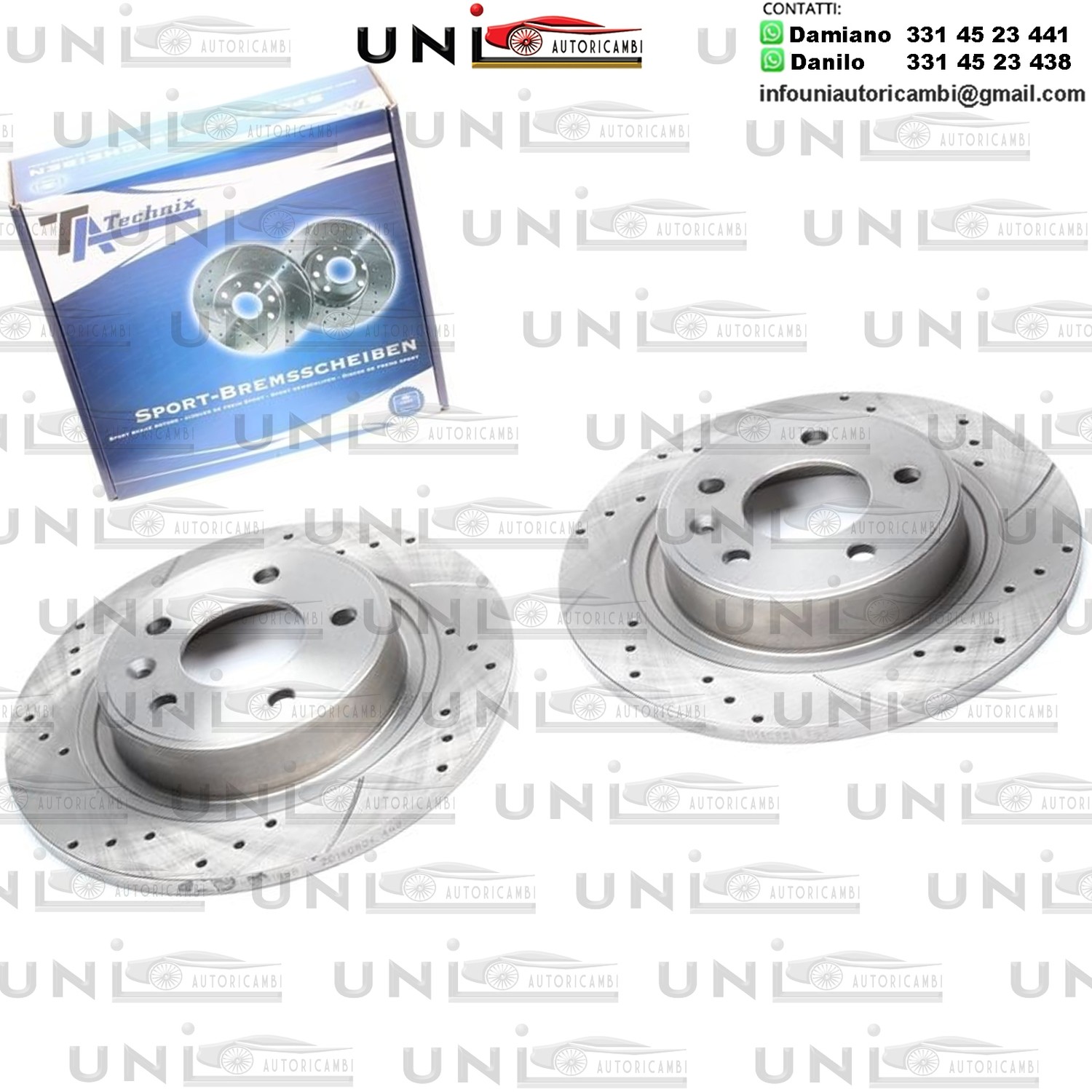 2X Dischi Sportivi Posteriori Opel Ampera / Astra J / Zafira / Zafira LPG