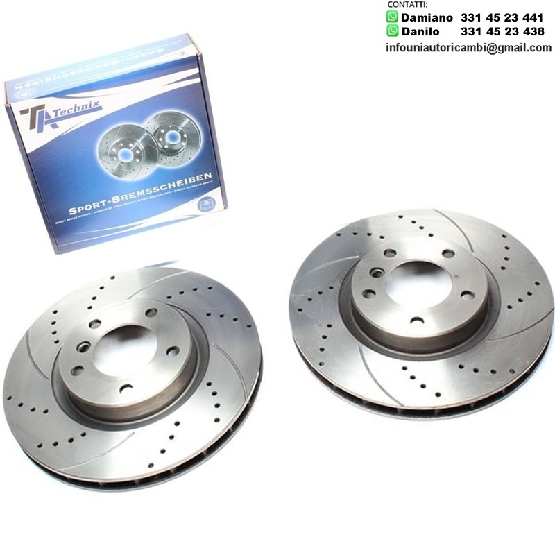 2X Dischi Sportivi Anteriori BMW Serie 3 / 3 Coupe / Z3 / Z3 Coupe / Wiesmann MF3 Roadster