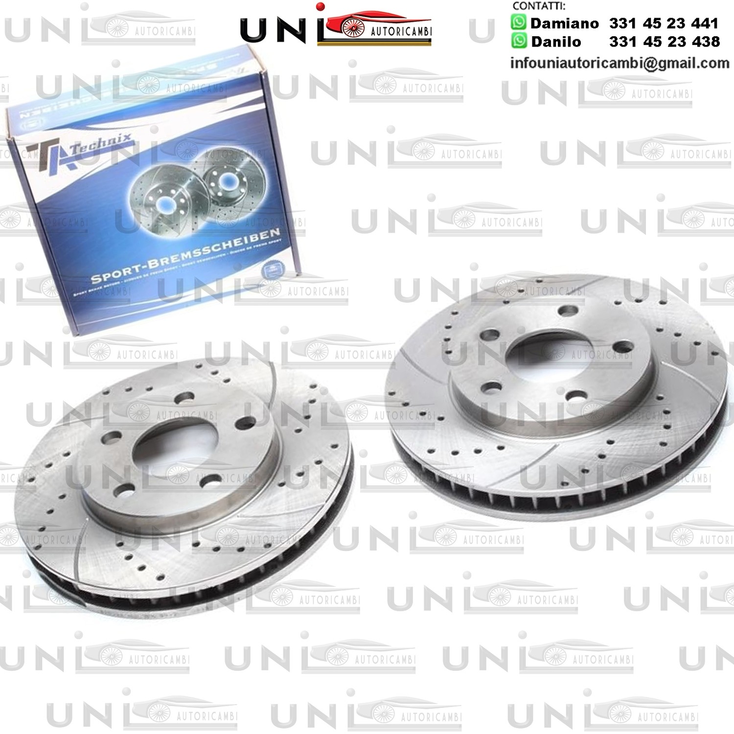 2X Dischi Sportivi Anteriori Buick Regal /Opel Sintra/ Pontiac Grand Prix, Trans Sport