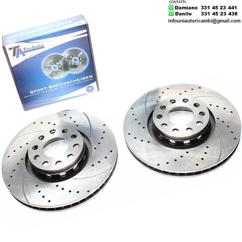 2X Dischi Sportivi Anteriori Audi A6 / A6 Avant / A8 / 100 / 100 Avant
