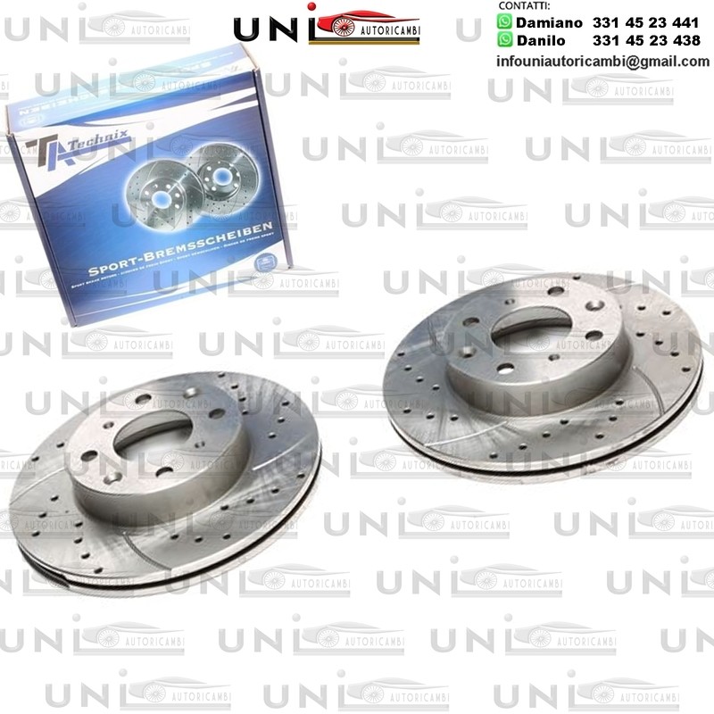 2X Dischi Sportivi Anteriori Honda Accord II / Accord II Hatchback / Accord III / Prelude III