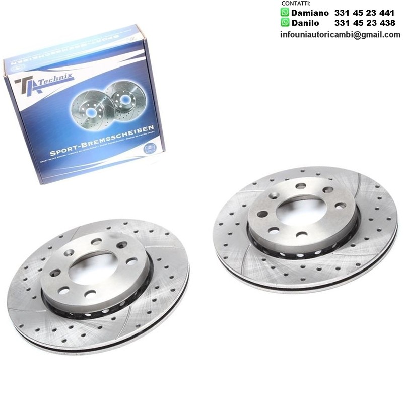 2X Dischi Sportivi Anteriori Audi A2 / Volkswagen Lupo