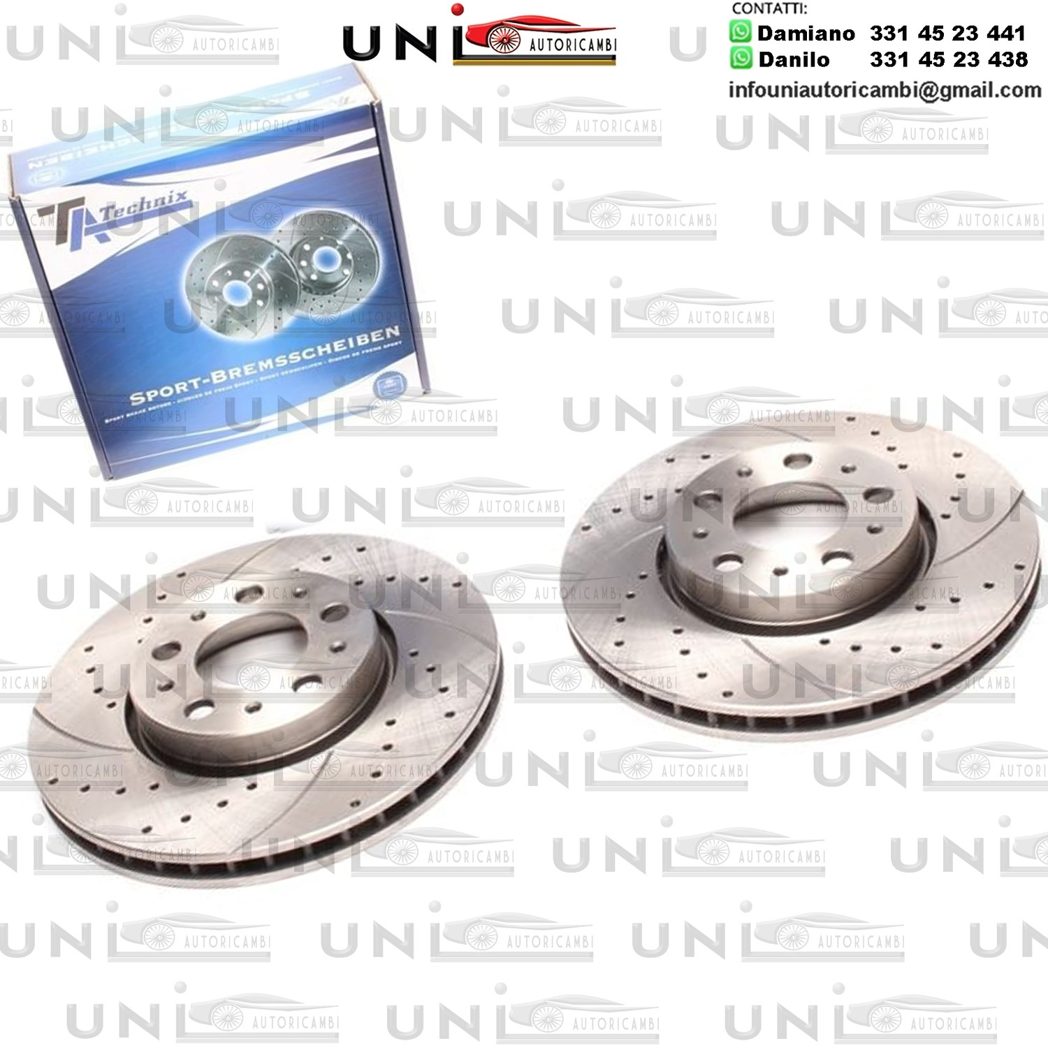 2X Dischi Sportivi Anteriori Volvo S60 I / S80 / V70 II