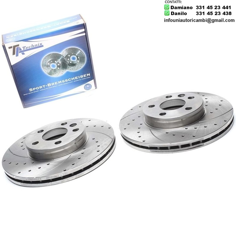 2X Dischi Sportivi Anteriori Ford Galaxy / Seat Alhambra / VW Sharan / T4 Bus / T4 Box