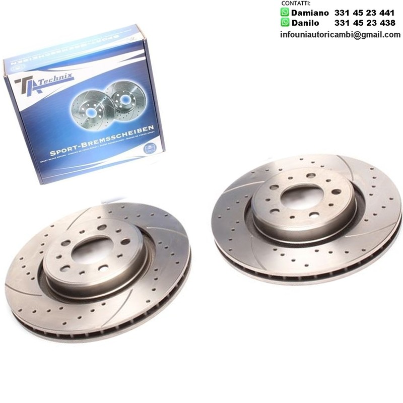 2X Dischi Sportivi Anteriori Volvo C70 I Coupe / C70 I Convertible / S70 / S90 / V70 I / XC70 Cross Country