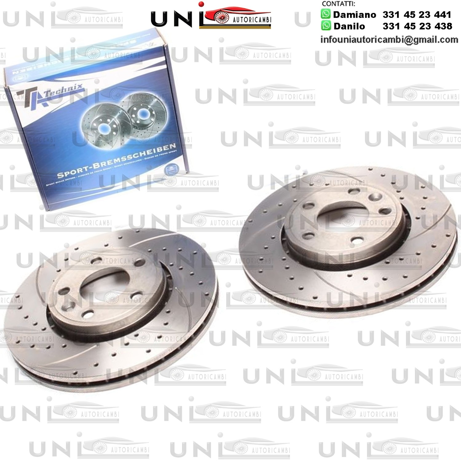 2X Dischi Sportivi Anteriori Nissan Primastar / Opel Vivaro / Renault Trafic II