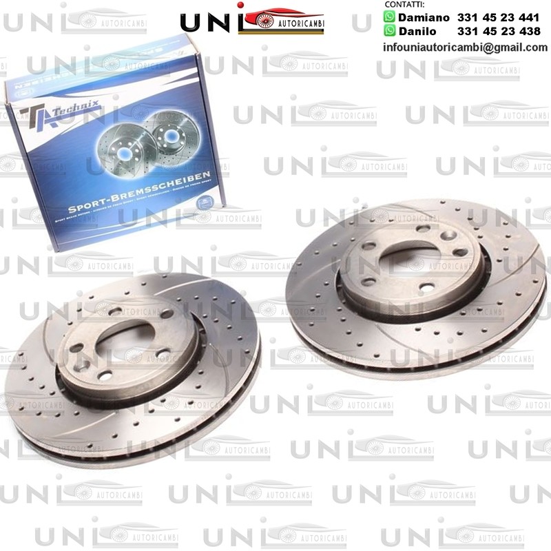 2X Dischi Sportivi Anteriori Nissan Primastar / Opel Vivaro / Renault Trafic II