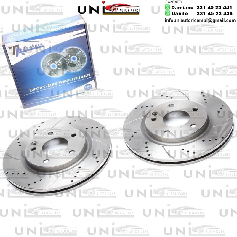 2X Dischi Sportivi Anteriori Mercedes-Benz A-Class (W168)