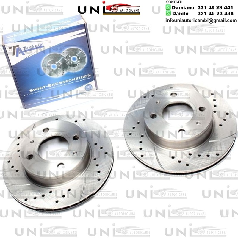 2X Dischi Sportivi Anteriori Hyundai Atos / Atos Prime