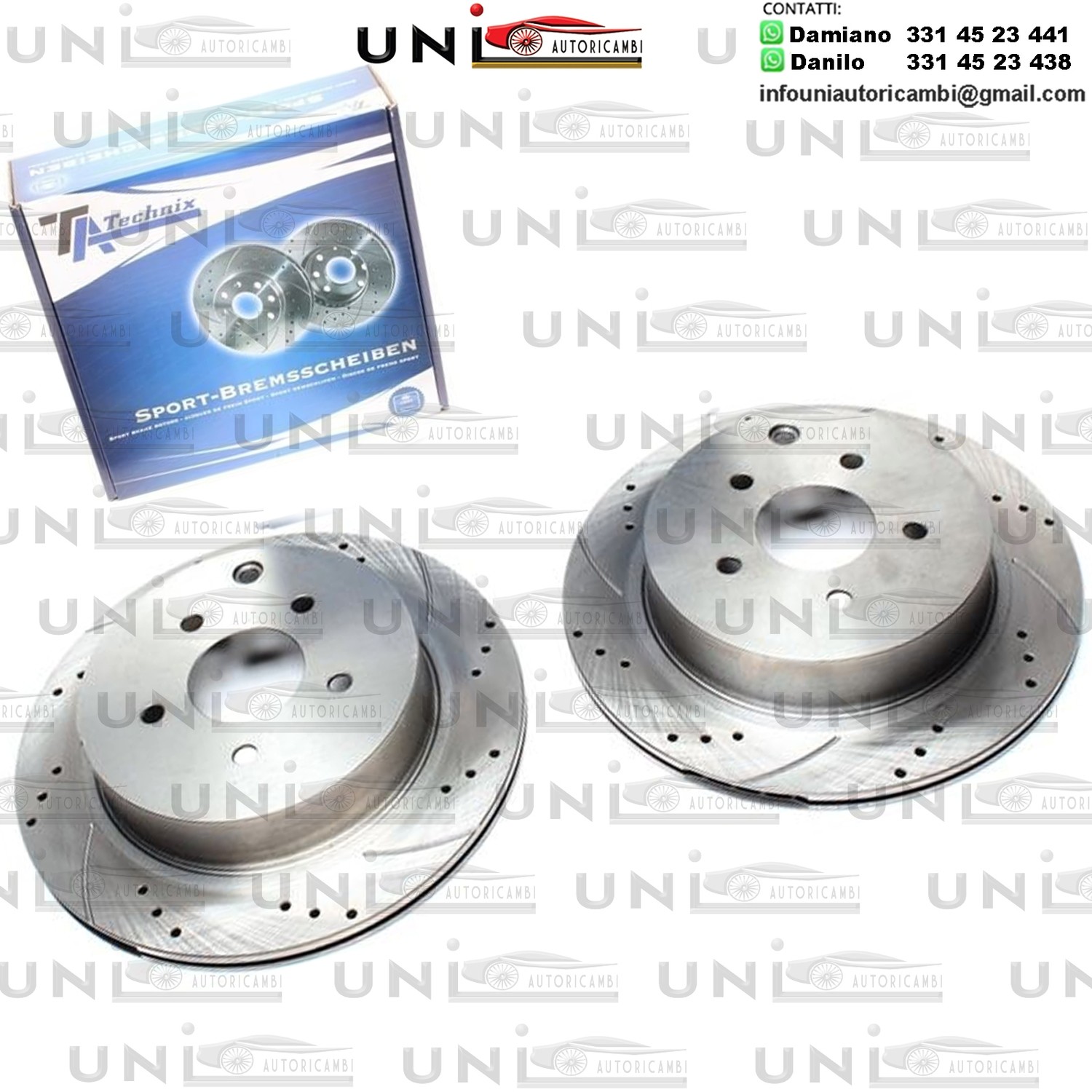 2X Dischi Sportivi Posteriori Infinti FX 35 Allroad / M / Q50 / Q70 / Nissan Murano I / Murano II