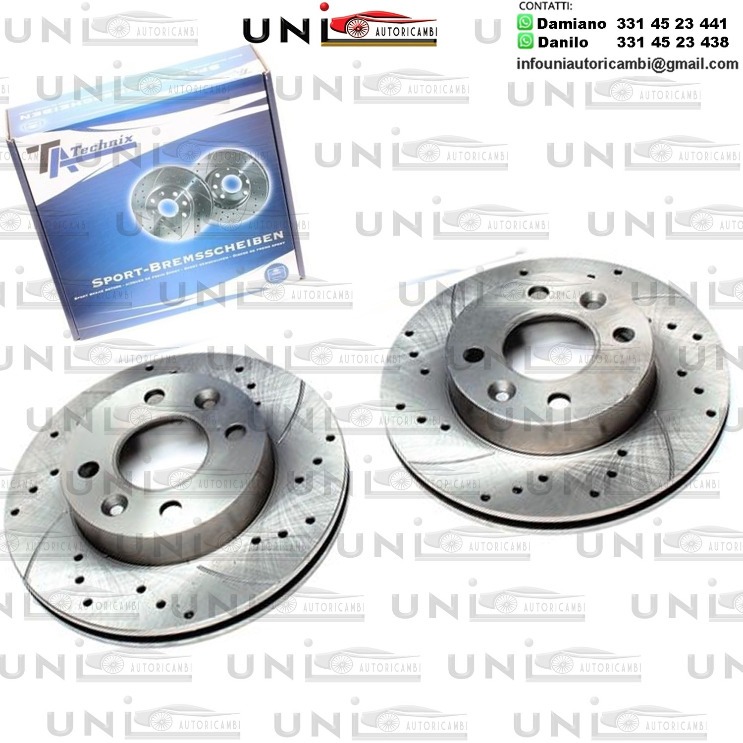 2X Dischi Sportivi Anteriori Dacia Solenza