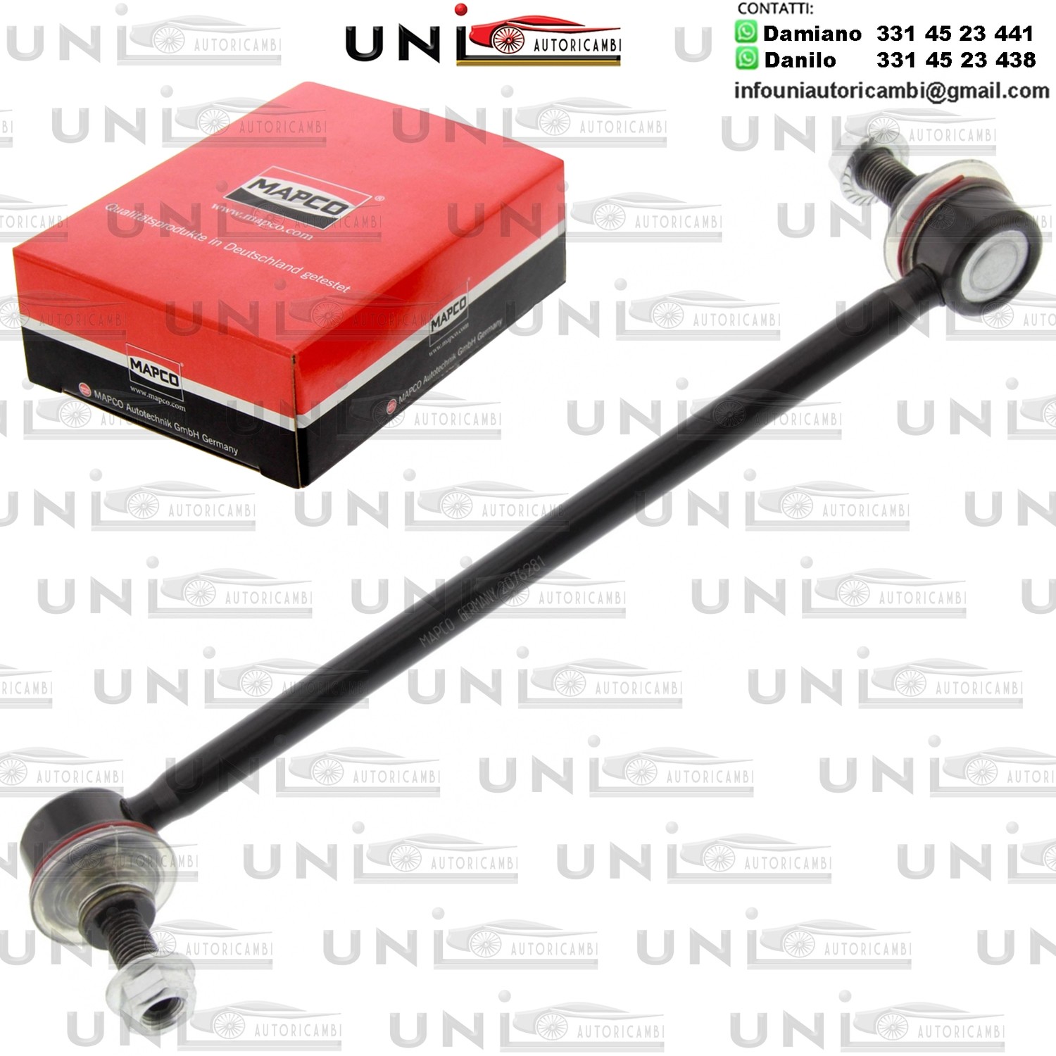 Asta/Puntone, Stabilizzatore Assale post. bilaterale Rinforzata LEXUS RX 3.0 10.00-05.03