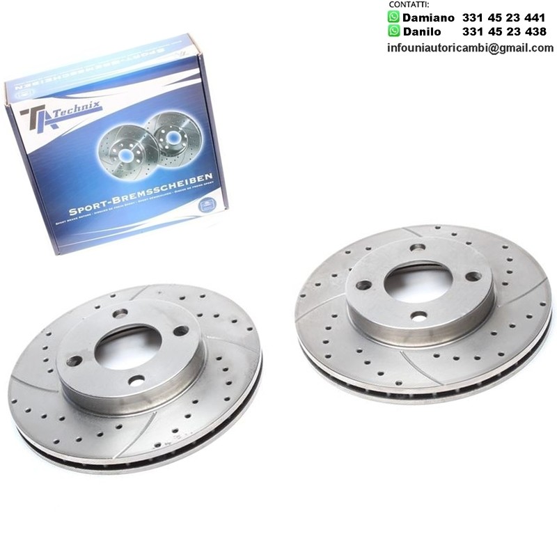 2X Dischi Sportivi Anteriori Audi 80 / 90 / 100 / 100 Avant
