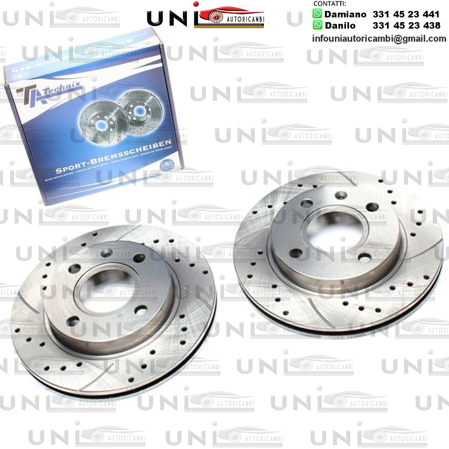 2X Dischi Sportivi Anteriori Ford Escort V / V Estate / VI / VII / Classic / Fiesta III / Ka / Puma / Mazda 121 III