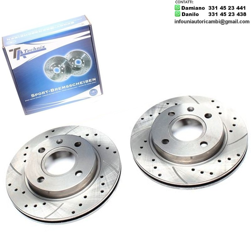2X Dischi Sportivi Anteriori Ford Escort V / V Estate / VI / VII / Classic / Fiesta III / Ka / Puma / Mazda 121 III