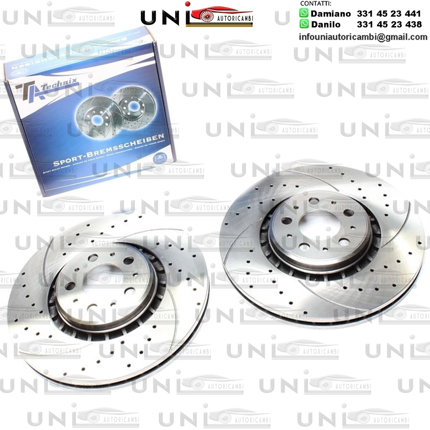 2X Dischi Sportivi Anteriori Volvo XC90 I