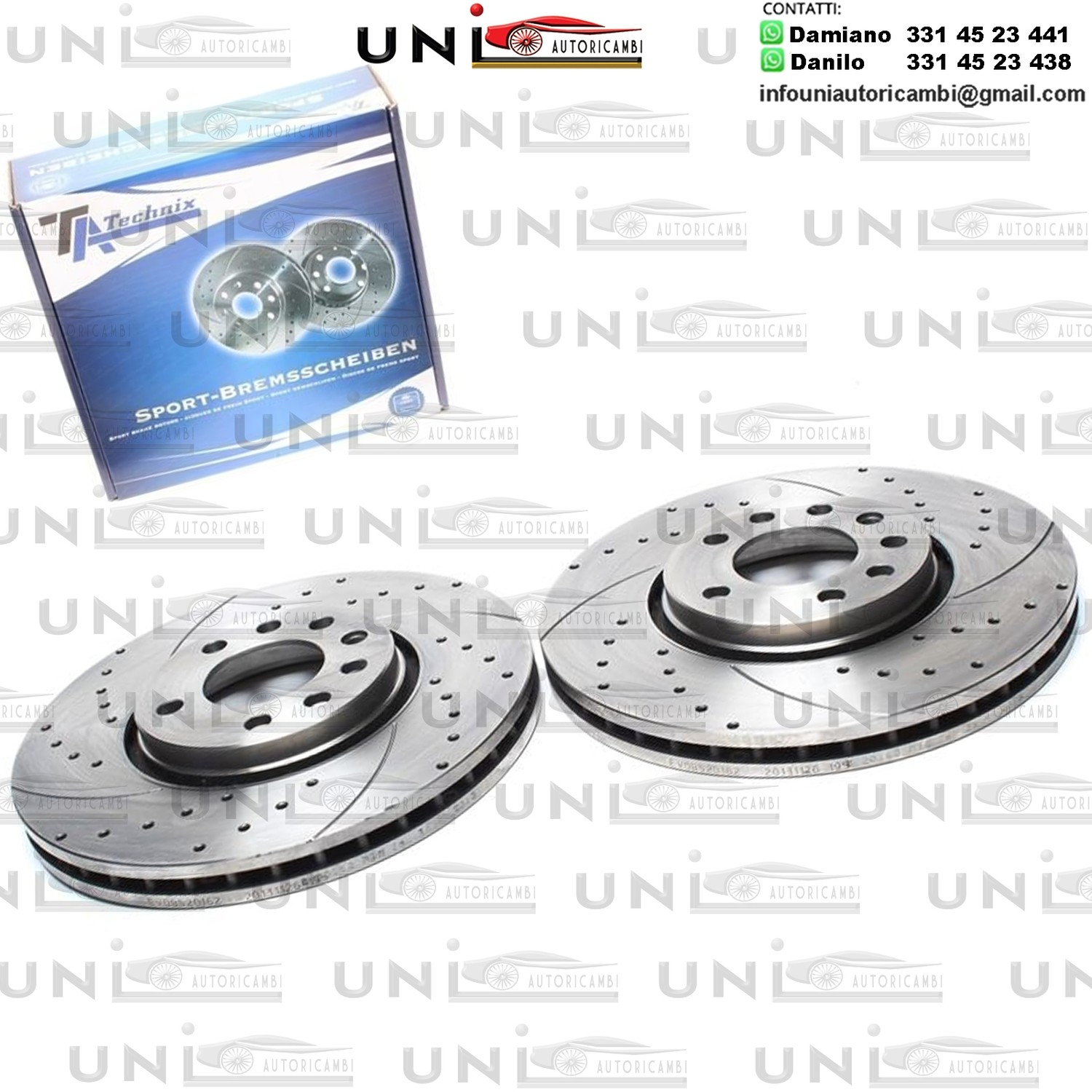 2X Dischi Sportivi Anteriori Opel Signum / Vectra C / Vectra C GTS / Caravan / Saab 9-3 / 9-3 Cabriolet / 9-3 Estate