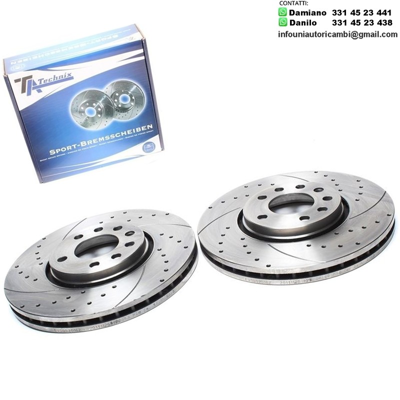 2X Dischi Sportivi Anteriori Opel Signum / Vectra C / Vectra C GTS / Caravan / Saab 9-3 / 9-3 Cabriolet / 9-3 Estate
