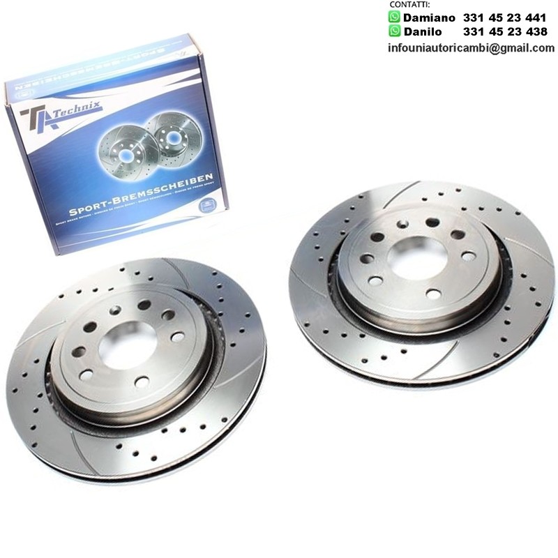 2X Dischi Sportivi Posteriori Fiat Croma / Opel Signum / Vectra C / Vectra C GTS / Saab 9-3 / 9-3 Cabriolet / 9-3 Estate
