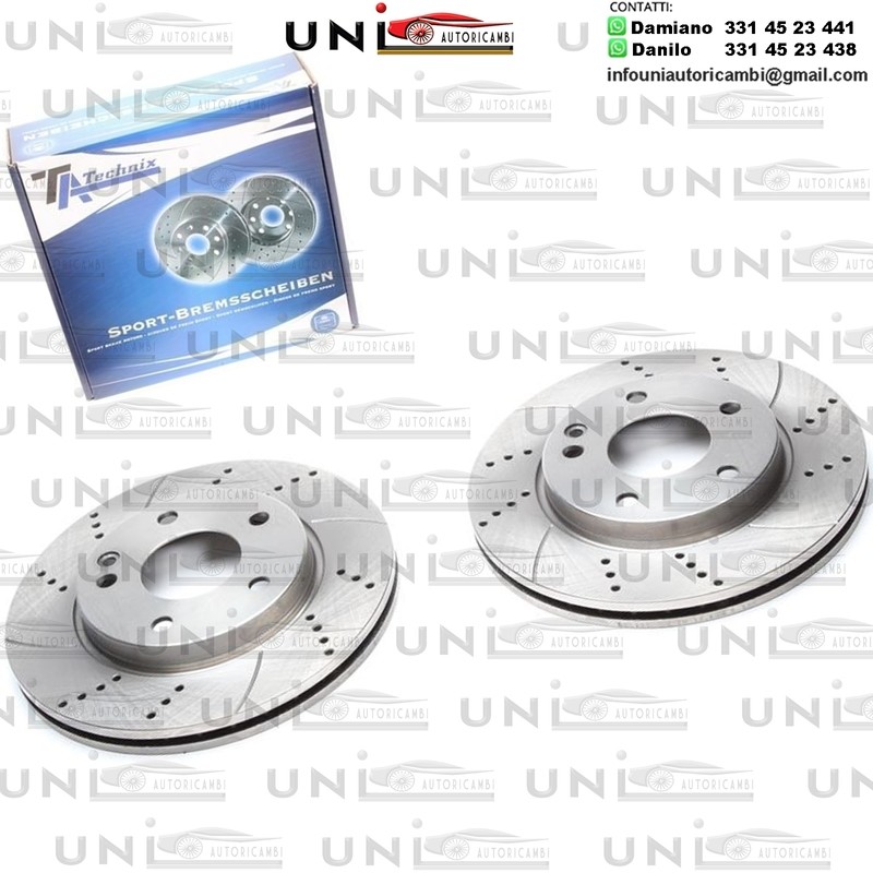 2X Dischi Sportivi Anteriori Mercedes-Benz A-Class