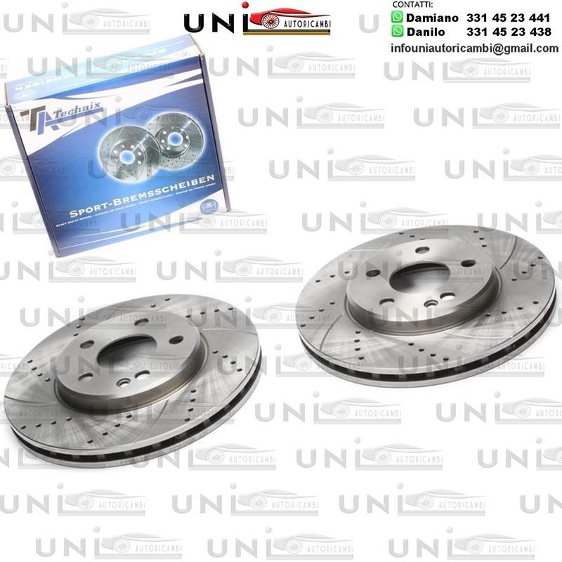 2X Dischi Sportivi Anteriori Mercedes-Benz A-Class / B-Class