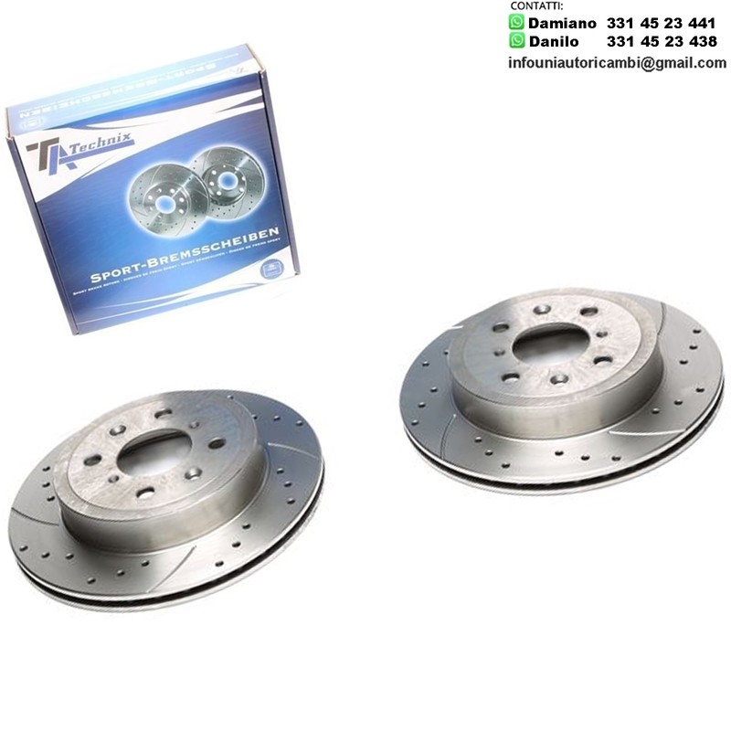 2X Dischi Sportivi Anteriori Opel Agila A / Suzuki Justy III / Ignis II / Wagon R+