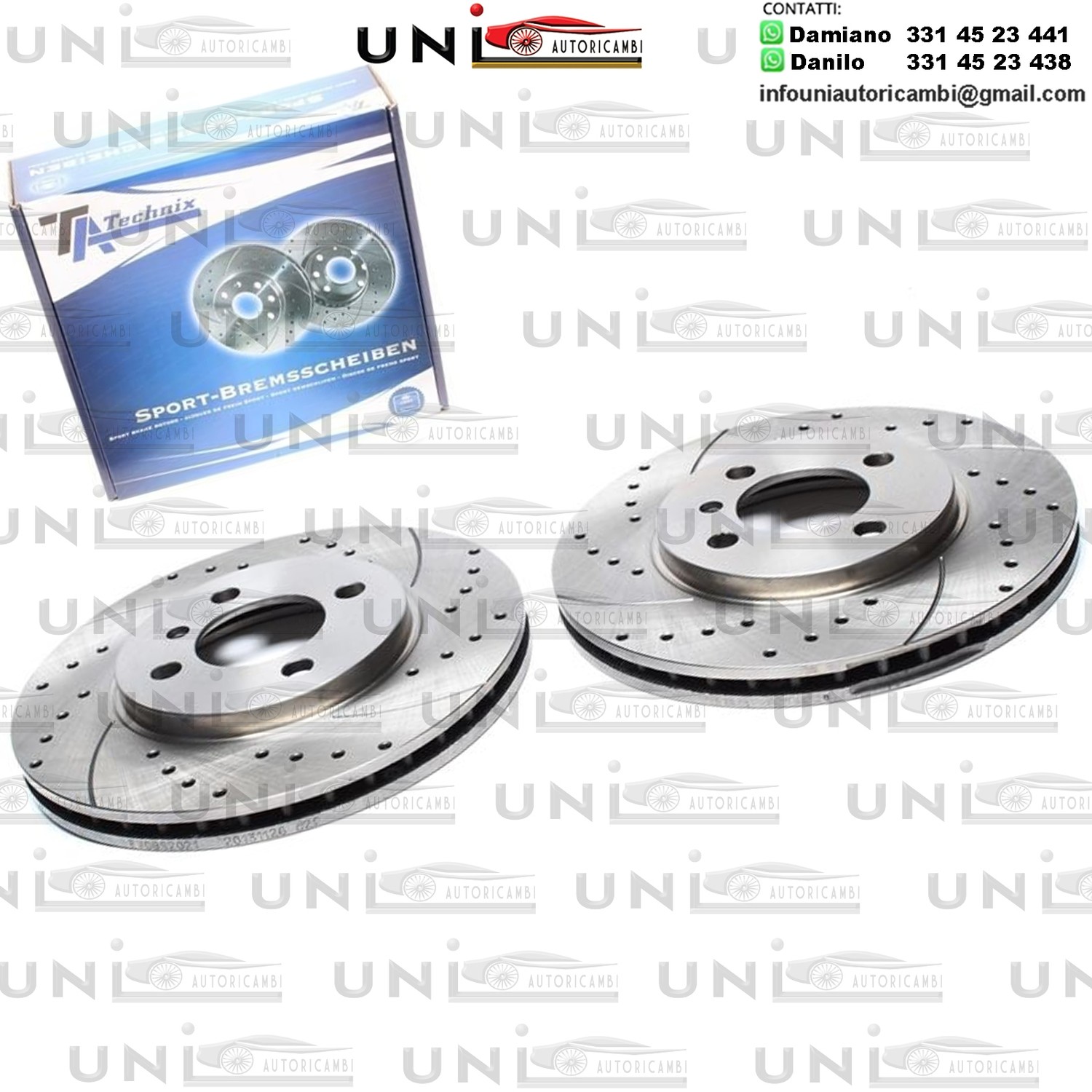 2X Dischi Sportivi Anteriori BMW Serie 3 / Serie 3 Cabriolet / Serie 3 Touring / Z1