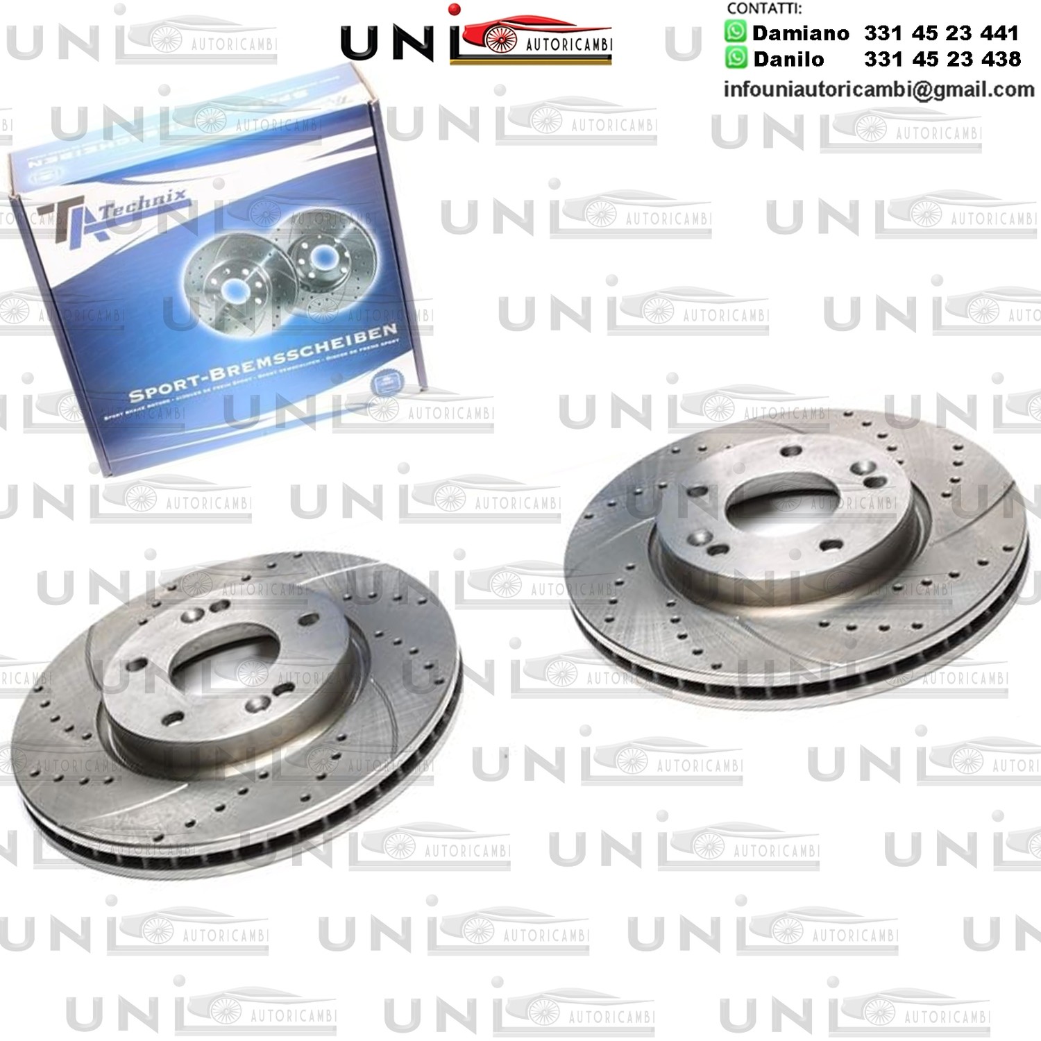 2X Dischi Sportivi Anteriori Hyundai Coupe / Sonata V / Tucson / Kia Carens III / Magentis / Sportage