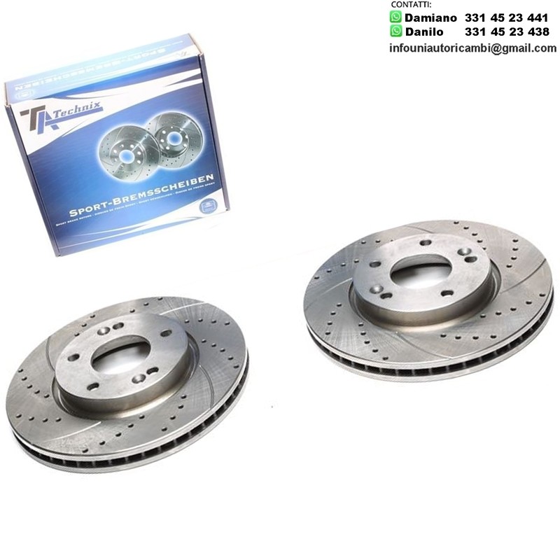2X Dischi Sportivi Anteriori Hyundai Coupe / Sonata V / Tucson / Kia Carens III / Magentis / Sportage