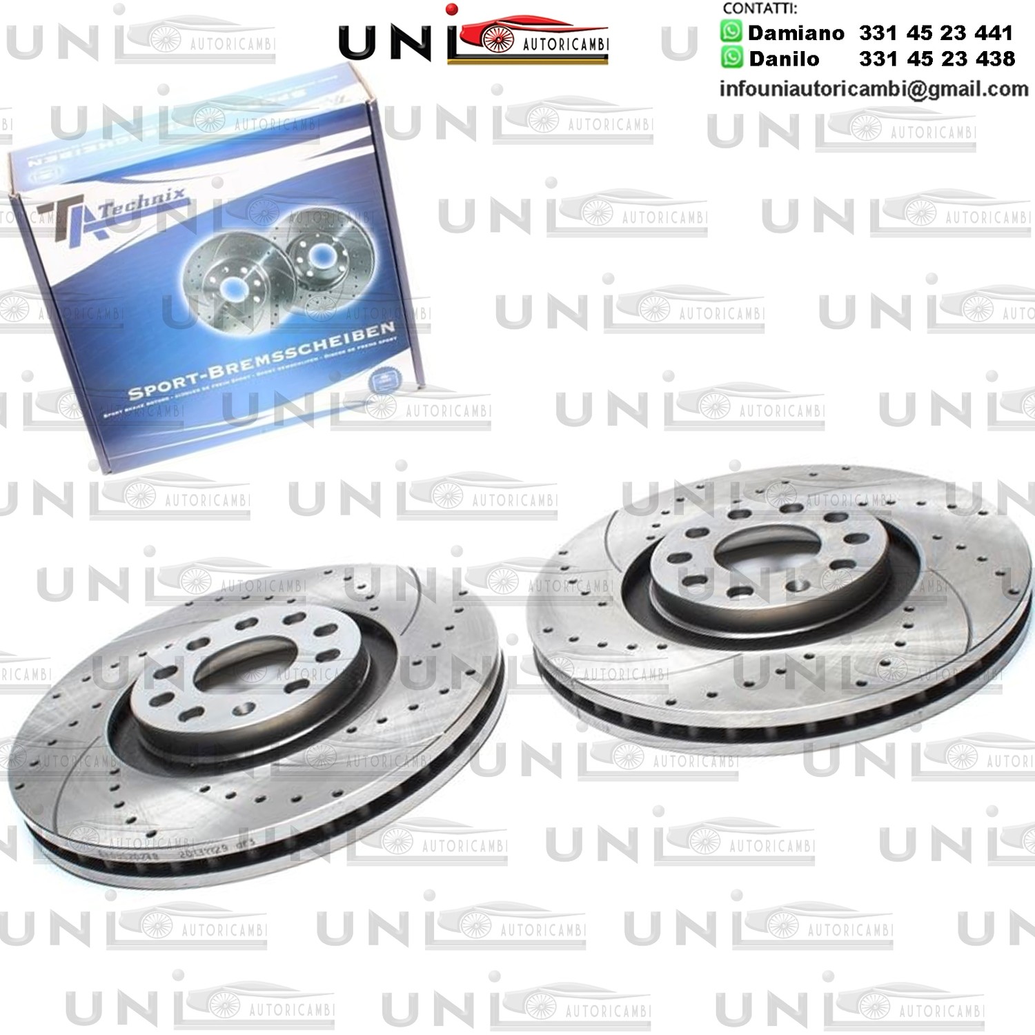 2X Dischi Sportivi Anteriori Audi A4 S4 / Avant / Cabriolet / A6 / Avant / Seat Exeo